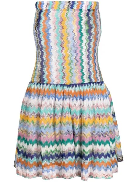 Missoni Mare платье мини с узором зигзаг