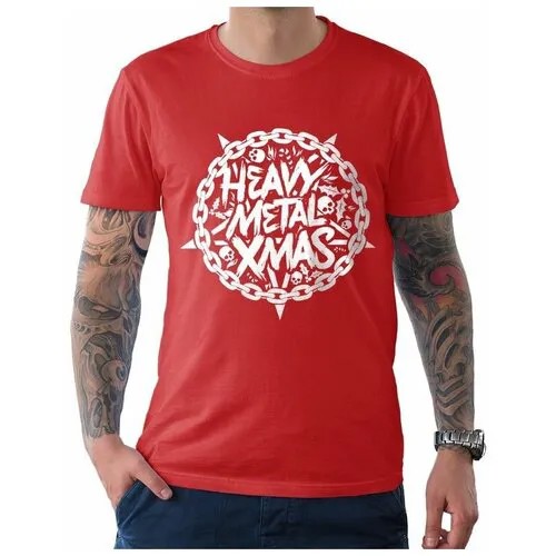 Футболка Design Heroes, размер 3XL, красный