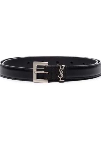 Saint Laurent ремень с монограммой