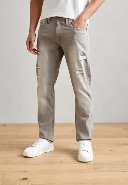 Джинсы зауженного кроя INDICODE JEANS, цвет light grey