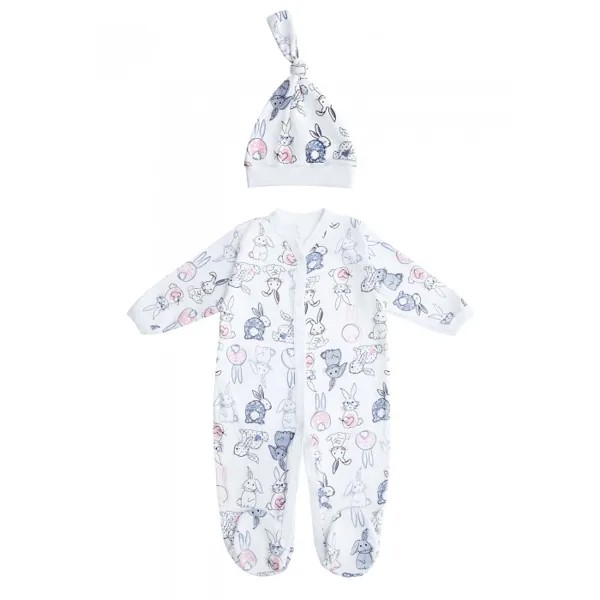 AmaroBaby Комбинезон-слип с шапочкой Зайки