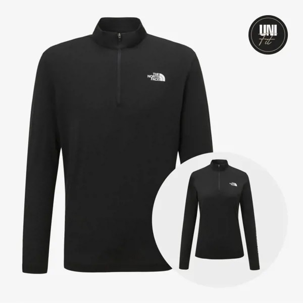 THE NORTH FACE NT7LP01A Ascend Long Sleeve Zip Tee
