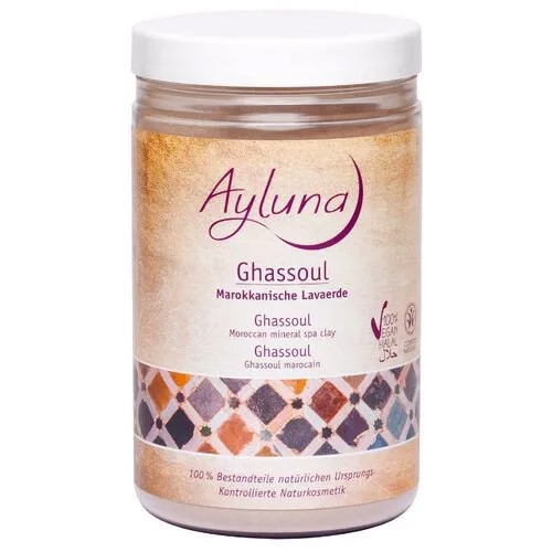 Ayluna Порошок-маска очищающая для тела и волос Гассул, 400 г