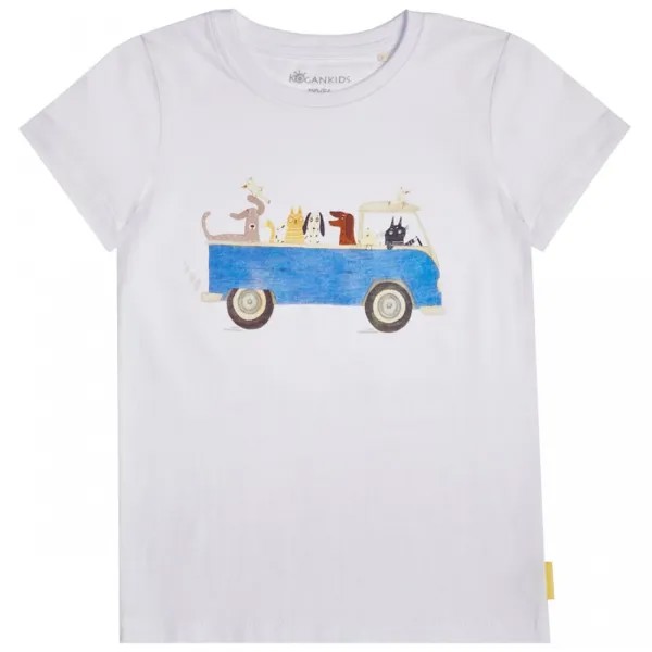 Kogankids Футболка для мальчика Звери в машинке