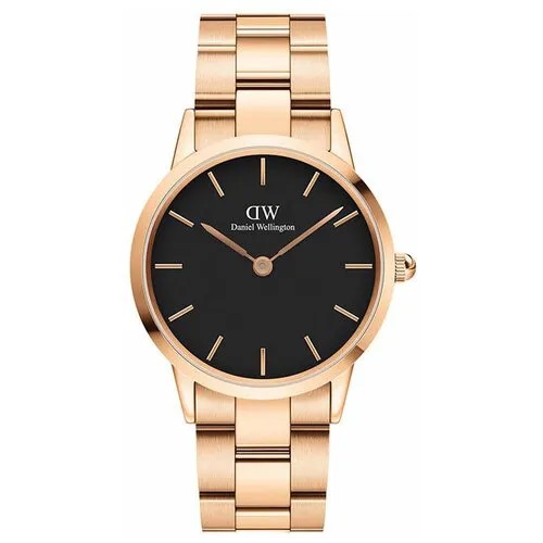 Наручные часы Daniel Wellington, черный, золотой