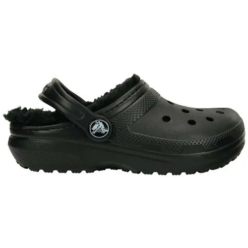 Сабо Crocs Classic Lined Clog, размер C12 US, черный