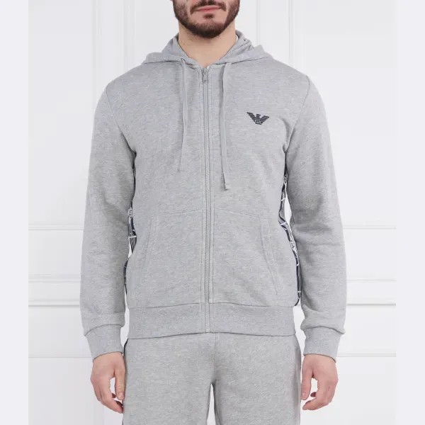 Толстовка обычного кроя Emporio Armani, серый