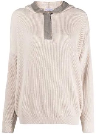 Brunello Cucinelli худи с декором Monili