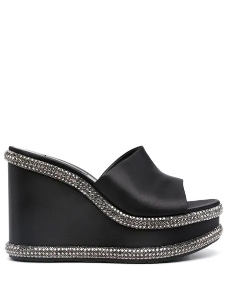 Casadei мюли Jasmine Stratosphere 80, черный