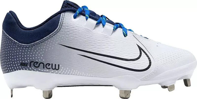 Женские бутсы для софтбола Nike Hyperdiamond 4 Pro Metal Fastpitch, темно-синий/черный