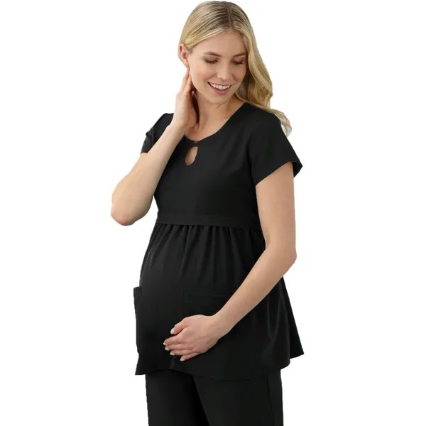 Скрабы Maternity Jockey Empire Waist Top 2461 Jockey, черный