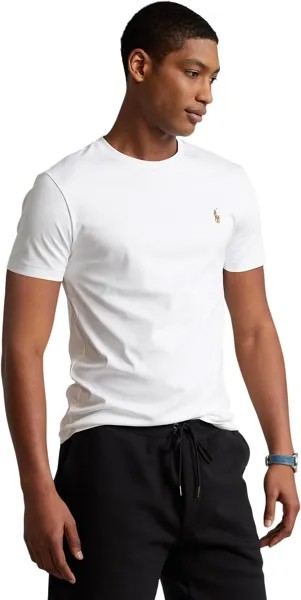 Футболка Polo Ralph Lauren Classic Fit Soft Cotton T-Shirt, белый
