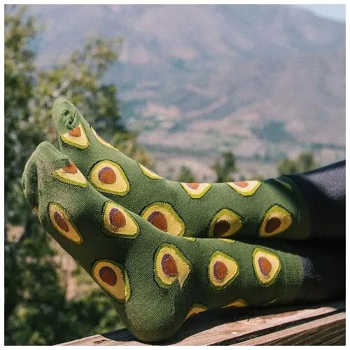 Женские носки SOVA средние, 100 den, размер 37-41, зеленый