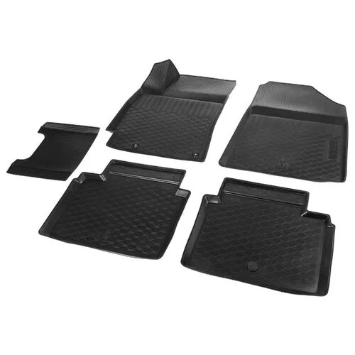 Комплект ковриков RIVAL 12802004 5 шт. черный