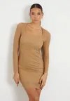 Коктейльное платье / Вечернее платье LS RHINESTONES EMILI Guess, бежевый