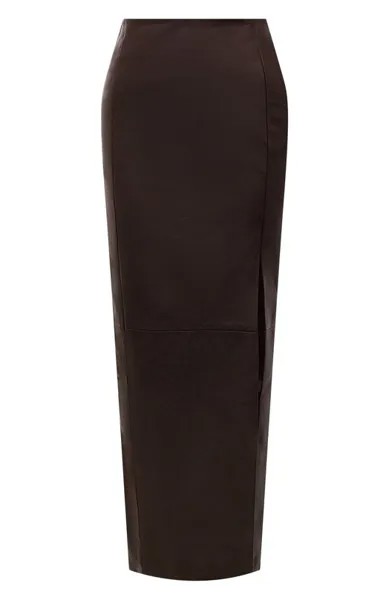 Кожаная юбка Kiton