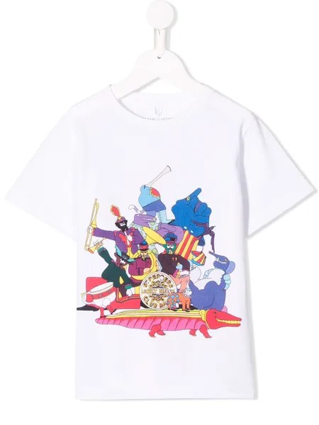 Stella McCartney Kids футболка с логотипом