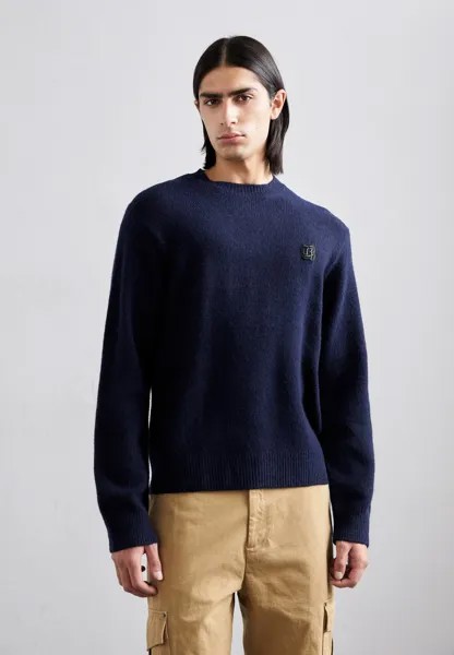 Вязаный свитер The Kooples, цвет navy
