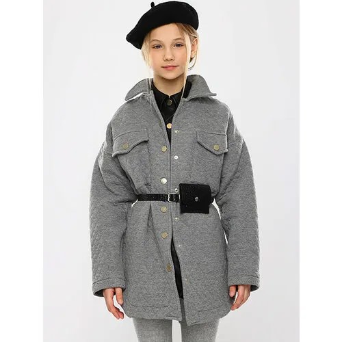 Пальто Y-CLU', размер 128, серый