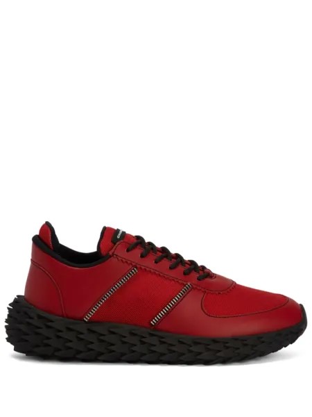 Giuseppe Zanotti кроссовки Urchin со вставками, красный