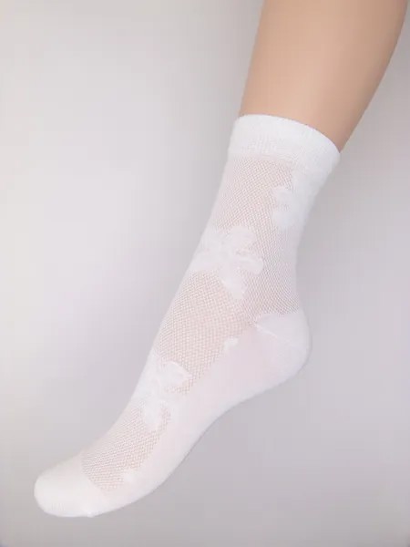Комплект носков женских Пингонс 10В3 белых 25
