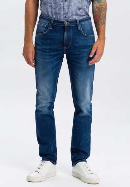 Джинсы приталенного кроя DAMIEN Cross Jeans, цвет dark blue