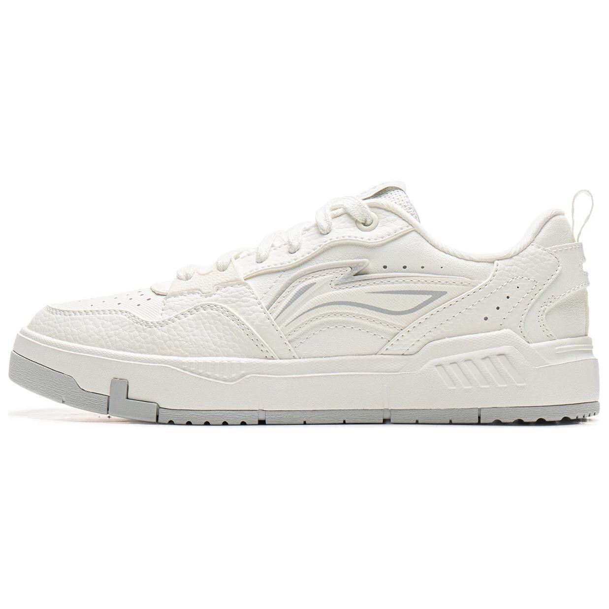 Кроссовки LINING Yuan Chu Skateboarding Shoes Women's Low-top Milky White, слоновая кость
