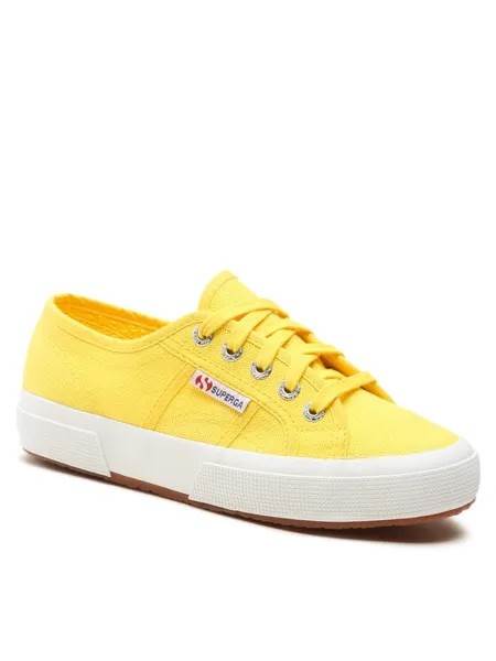 Кроссовки из ткани Superga, желтый