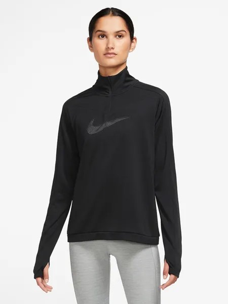Функциональный лонгслив Nike, черный