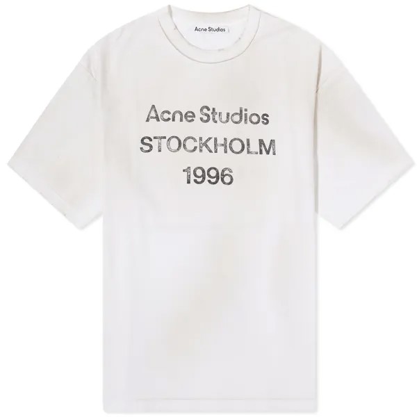 Футболка Acne Studios Exford 1996, цвет Dusty White