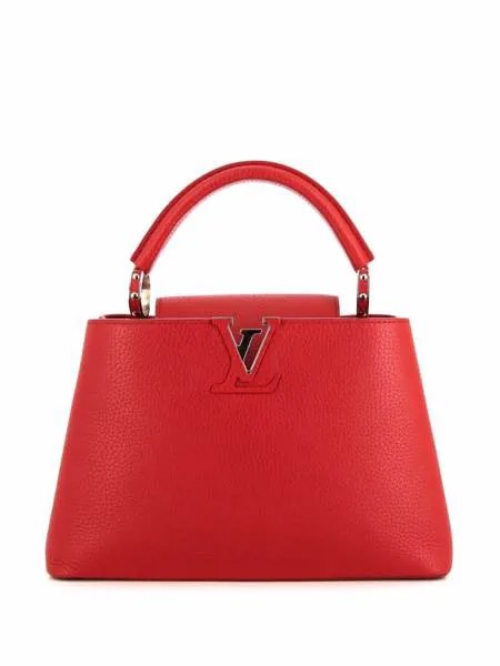 Louis Vuitton сумка Capucines BB 2016-го года с ручкой и ремнем