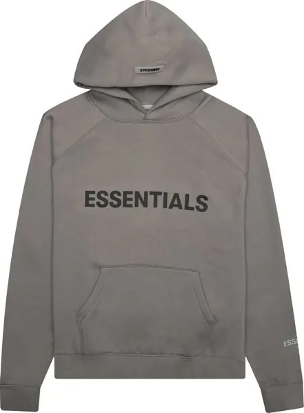 Худи Fear of God Essentials Pullover Hoodie 'Stone', серый