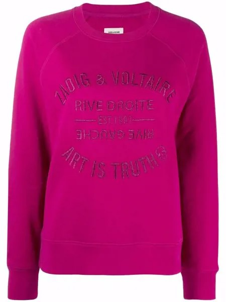 Zadig&Voltaire толстовка Upper Blason с логотипом