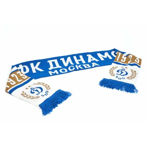 Шарф Atributika & Club,150х18 см, синий, белый