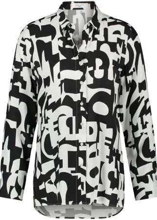 Блузка с длинным рукавом с контрастным принтом GERRY WEBER