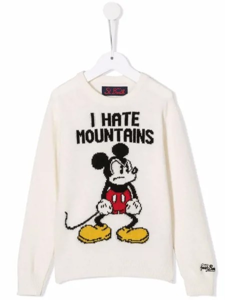 MC2 Saint Barth Kids джемпер с вышивкой Mickey Mouse
