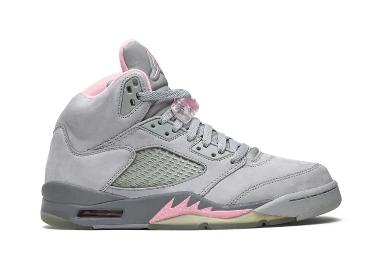 Кроссовки Air Jordan Wmns Air Jordan 5 Retro 'Stealth', серебряный