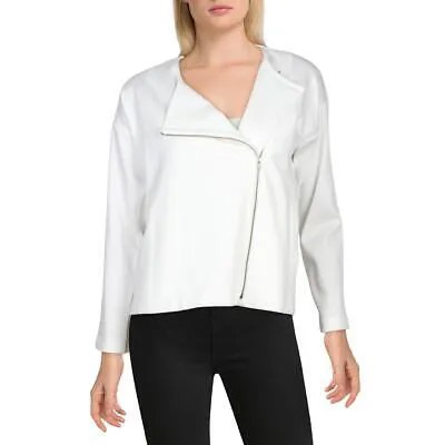 Женская куртка цвета слоновой кости Eileen Fisher, свитер с молнией на молнии, Shell Petites PM BHFO 4007