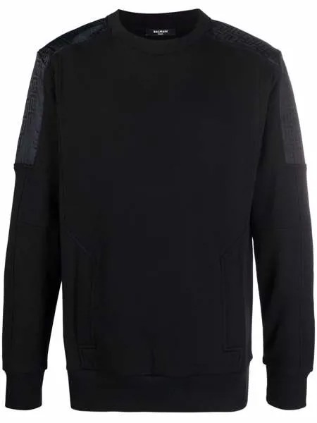Balmain толстовка с монограммой