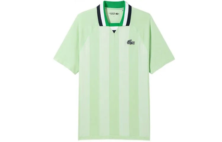 Рубашка поло мужская светло-зеленая Lacoste, светло-зеленый
