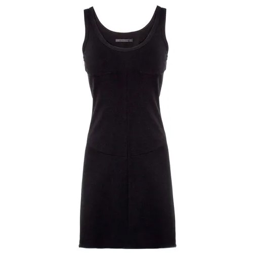 Платье Helmut Lang, полуприлегающее, мини, размер l, черный