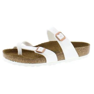Birkenstock Womens Mayari White Thong Sandals Shoes 39 Medium (B,M) BHFO 0838