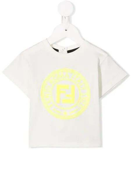 Fendi Kids футболка с логотипом