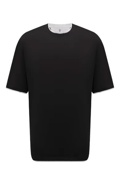 Хлопковая футболка Brunello Cucinelli