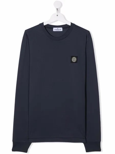 Stone Island Junior толстовка с нашивкой Compass
