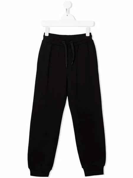 Fendi Kids спортивные брюки с нашивкой-логотипом FF