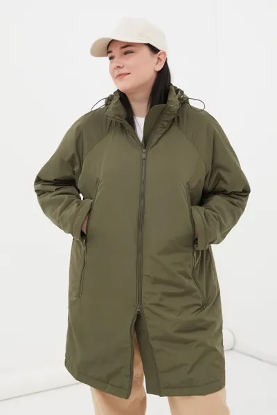 Куртка женская Finn Flare FBC16025 хаки 3XL/4XL