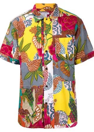 Engineered Garments рубашка в технике пэчворк
