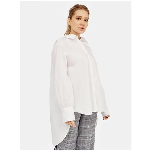 Блуза Ermanno Firenze, размер 40, белый