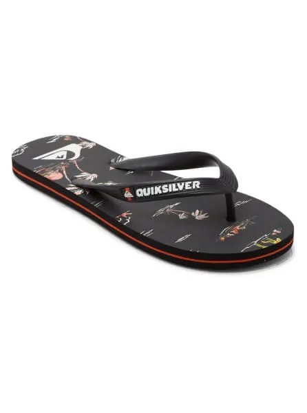 Вьетнамки мужские Quiksilver AQYL101203 черные 46 RU